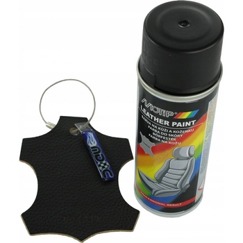 Motip Barva na kůži a koženku černá 200 ml