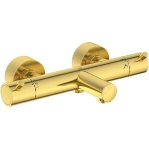 Ideal Standard Термостатичен смесител за вана и душ Ideal Standard Ceratherm T125, матово злато (A7588A2)