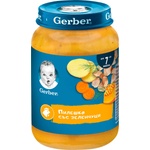 Gerber Меню с пилешко и зеленчуци, 7+м, 190 g (3032921)