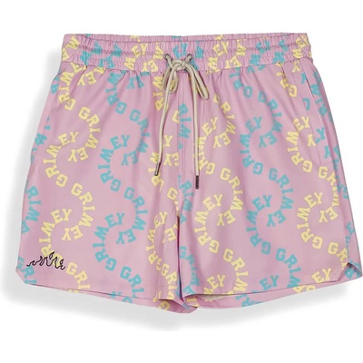 GRIMEY Бански гащета Grimey 100 Miles swimming shorts - Pink (Pink)