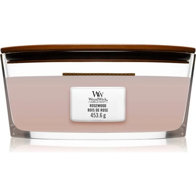 WoodWick Rosewood ароматна свещ с дървен фитил (hearthwick) 453.6 гр