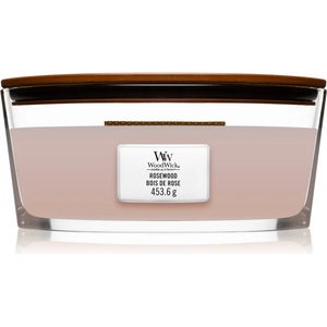 WoodWick Rosewood ароматна свещ с дървен фитил (hearthwick) 453.6 гр