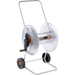 vidaXL Макара за маркуч тип количка за 80 м 1/2" или 50 м 3/4" стомана (4005281)