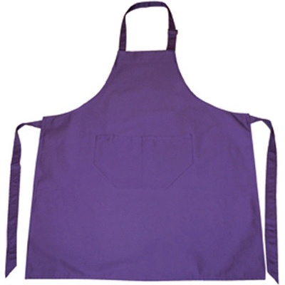 L-Merch Unisex zástěra NT5220 Purple 85x75cm