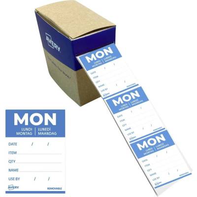 Avery-Zweckform DLDMONREV-500 víceúčelové etikety 40 x 56 mm papír modrá 1 ks ruční popis