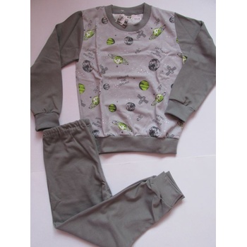 Smaragd chlapecké pyžamo Vesmír