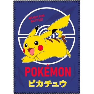Aptex DĚTSKÁ FLEECOVÁ DEKA POKEMON VZOROVANÁ