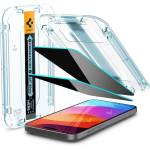 Spigen Glass tR EZ Fit (Privacy) комплект 2 броя прозрачен - iPhone 15 (AGL06905)