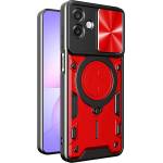 Techsuit Калъф за Samsung Galaxy A07 4G - Techsuit CamGuard Pro - Червен (KF2360086)