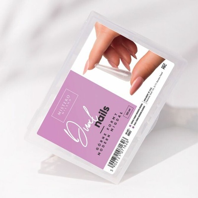 Mistero Milano dualní formy dual Nail s forms Almond 120ks – Zboží Mobilmania