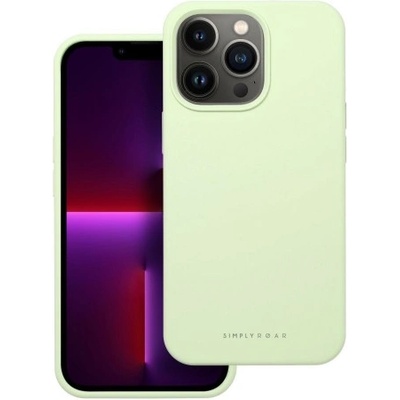 Apple Силиконов калъф кейс ROAR case CLOUD SKIN за iPhone 13 Pro, Зелен