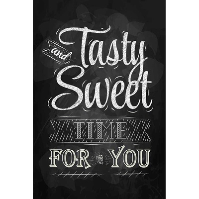Ceduľa Tasty Sweet Time For You 40 x 30 cm