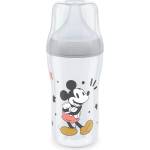 Nuk Бебешко шише Nuk Perfect Match - Temperature control, PP, 260 ml, размер М, Mickey, сиво (10216305) - ozone