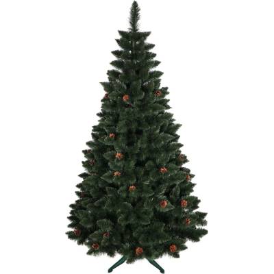 zanapo.cz Umělý vánoční stromeček Borovice de luxe classic se šiškami 220 cm