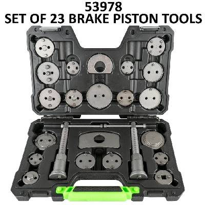 Комплект калибри за спирачни апарати 23 части ; jbm 53978