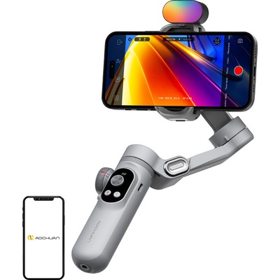 AOCHUAN Stabilizátor X Pro s RGB osvětlením (šedý)