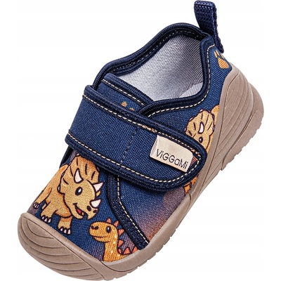 Viggami PAPUČE DOMÁCE barefoot DINOSAURUS