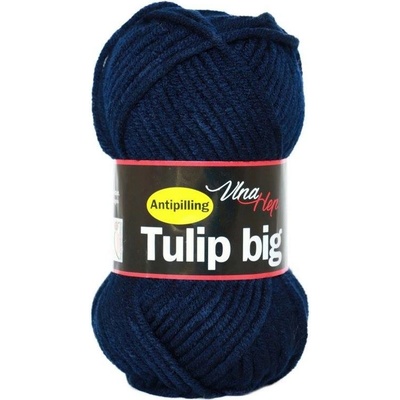 Vlna-hep PŘÍZE TULIP big - AKRYL ANTIPILLING Tulip BIG: DOPRODEJ - 4121 Tmavě modrá