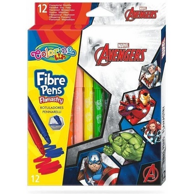 Colorino Флумастери 12 цвята The Avengers Colorino Disney (91482)