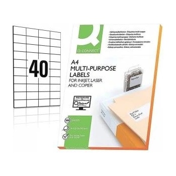Q-Connect Labels Q-Connect A4 52.5x29.7mm white (100)