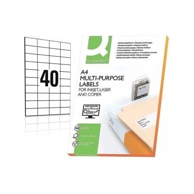 Q-Connect Labels Q-Connect A4 52.5x29.7mm white (100)