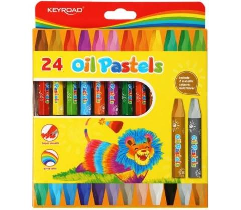 Keyroad Olejové pastely 24ks