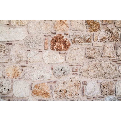 Флизелинов фототапет светла каменна стена 375 x 250 см