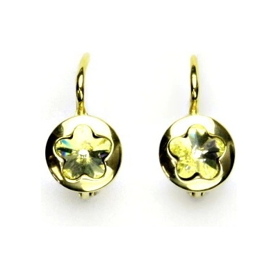 Čištín zlaté 144903306 Swarovski krystal jonquil kytičky NK 1300