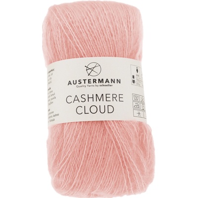 Austermann CASHMERE CLOUD - 46% vlna, 34% bavlna, 20% kašmír - Ručně pletací příze Barva: 03 - Melone