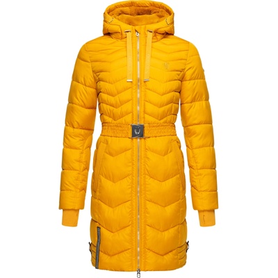 NAVAHOO Зимно палто 'Alpenveilchen' жълто, размер XXL