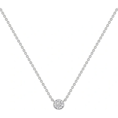 Eppi Strieborný minimalistický náhrdelník s lab-grown diamantom N48521