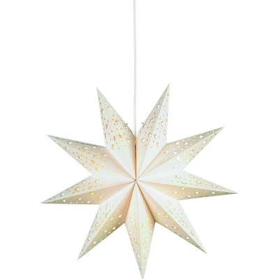 Markslöjd 700319 Vianočná dekorácia SOLVALLA 1xE14 25W 230V biela 45 cm ML0802