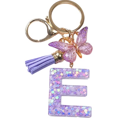 HARAHU Ключодържател Азбука - e / Лилава kp37896 (37896)