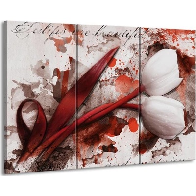 Obraz tulipánů plátno 3 90x60