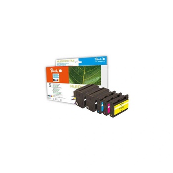 Compatible 319225 глава и патрон за мастиленоструен принтер 5 броя Черен, Син, Синьо-зелен, Пурпурен (PI300-578) (PI300-578)