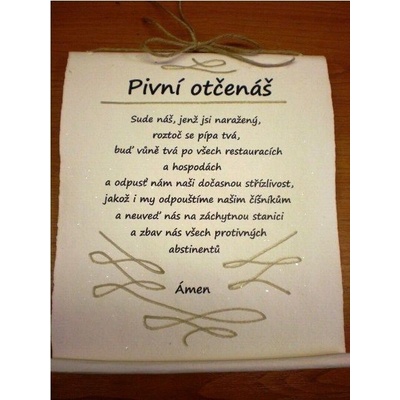 Bene Pergamen desatero Pivní Otčenáš