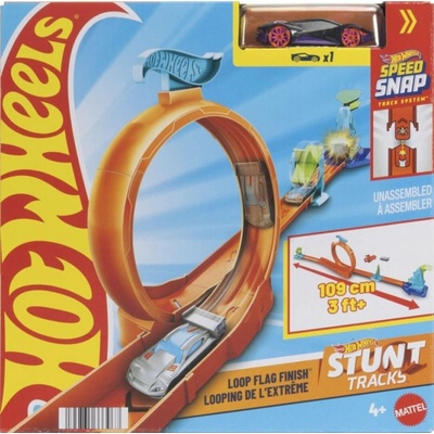 Hot Wheels Stunt Tracks dráha s kaskadérskymi prvkami