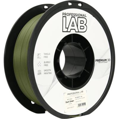 Professional Lab FG-P222-E1, 3D филамент, PETG Matte, 1, 75mm, 1000g, Тъмно зелен (Dark green) (FG-P222-E1)