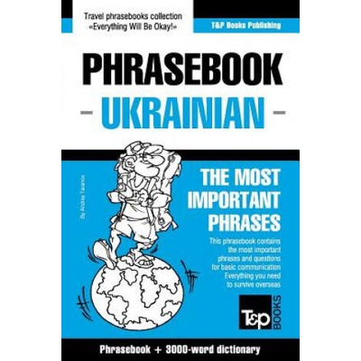 English-Ukrainian phrasebook and 3000-word topical vocabulary