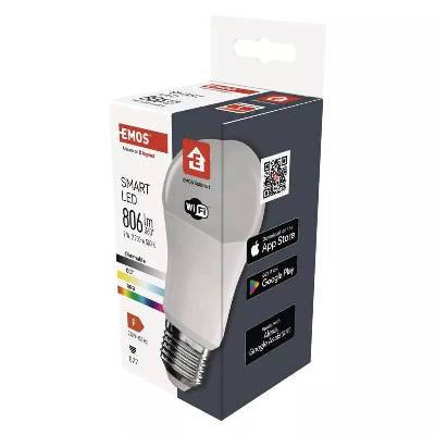 GoSmart ZQW514R - LED Смарт крушка 9W (60W), E27, A60, 806lm, RGB, Wi-Fi, TUYA, Android, iOS, Alexa, Google Assistant (ZQW514R)