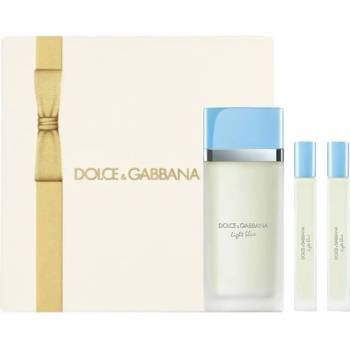 Dolce&Gabbana Dolce&Gabbana Light Blue Eau de Toilette 2025 Комплект (EDT 100ml + EDT 10ml + EDT 10ml) за Мъже