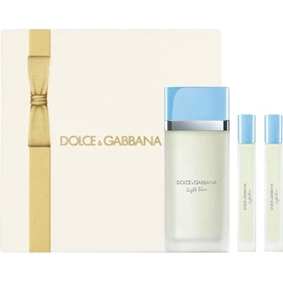 Dolce&Gabbana Dolce&Gabbana Light Blue Eau de Toilette 2025 Комплект (EDT 100ml + EDT 10ml + EDT 10ml) за Мъже