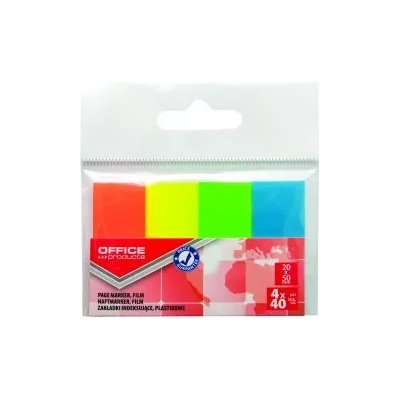 Office Products Индекси pp 20х50мм 4цв х 40л наситени