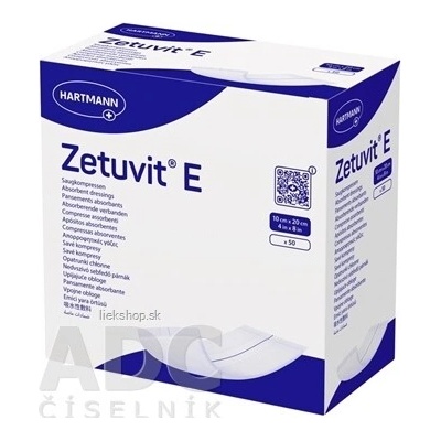 Hartmann Zetuvit E Savé kompresy 10 x 20 cm 50 ks