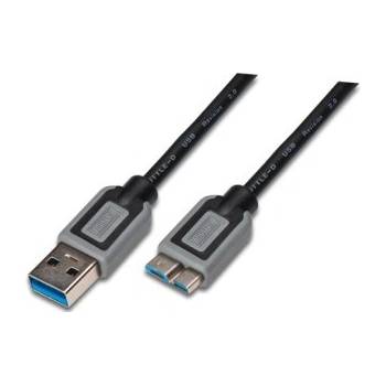 Digitus DK-300116-010-S USB 3.0 A/samec na Micro B-samec, 1m, černý