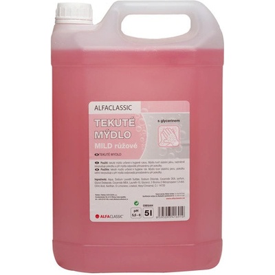 Alfa Classic tekuté mýdlo Mild růžové 5 l