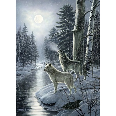 Cobble Hill - Puzzle Wolves by Moonlight - 1 000 piese