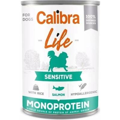 Calibra Dog Adult Life Sensitive losos a rýže 6 x 400 g