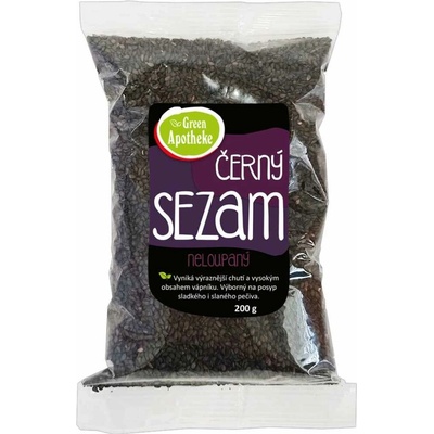 Green Apotheke Sezam černý neloupaný 200 g