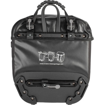 M-Wave Велосипедна дисага M-wave Calgary Gepäckträgertasche Pannier - Black - размер 2 x 12, 5 l (510-7201-0111)